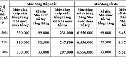 Mức Đóng Bhxh Tự Nguyện Năm 2024 Là Bao Nhiêu